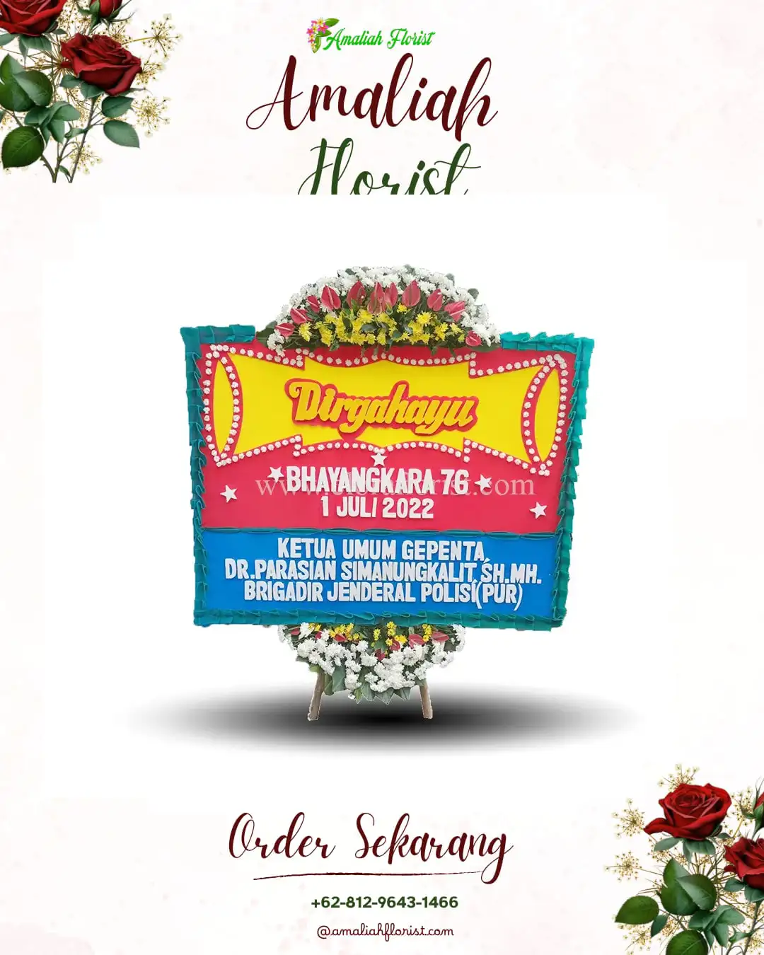 Papan Bunga HUT Ulang Tahun Sambirobyong